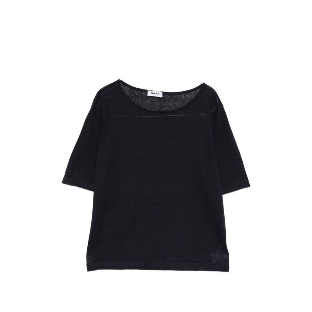 Base Women Linen And Cotton Blend Sweater